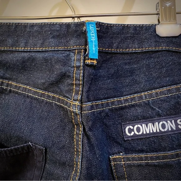 Luker by Neighborhood CMSS Common Sense 2011 Raw Dark Blue Denim Mens Size Small